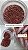 Glitter flocado Fino rose - Imagem 2