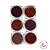 Kit de Glitter Vermelhos Finos com 06 unidades - Imagem 1