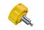 Kit 6 Manipulo Trava Amarelo M16x20 Para Academia Pino Ø8 - Imagem 3