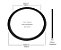 kit 100 Anel Aro Reparo P/ Centragem De Alto-falante 180mmx5mm - Imagem 3