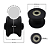 Kit 8 Roldana Legg Press 80mm Para Tubos De 1. 1/2 - Imagem 5