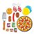 Kit Comidinha de Brinquedo Food Delivery Pizza Braskit - Imagem 2