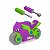 Moto Monta e Desmonta Ludi Club Usual Brinquedos - Imagem 2