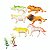 Conjunto Animais 8 peças Toymix - Imagem 2