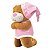 Urso Musical que Ora o Pai Nosso Rosa Unik Toys - Imagem 1