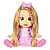 Boneca Baby Wow Mia Cresce Cabelo Multikids - Imagem 3