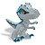 Dinossauro Mini Dinos Blue Jurassic Park Pupee - Imagem 2