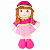 Boneca de Pano Baby Fruit Morango Braskit - Imagem 3