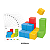 Follow Blocks Jogo Educativo em Madeira Polibrinq - Imagem 2