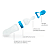 Colher Dosadora em Silicone Azul - Imagem 2