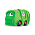 Carrinho Caminhão de Lixo Baby Soft Silmar - Imagem 2
