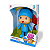 Boneco de Vinil Turma do Pocoyo Gigante Pocoyo/Elly Cardoso - Imagem 1