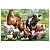 Quebra-Cabeça 150 peças Animais da Fazenda Grow - Imagem 2