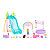 Polly Pocket Sunshine Splash Park HDW63 Mattel - Imagem 2
