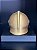 Capacete decorativo Dourado/Preto - Imagem 2