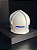 Capacete decorativo Branco/Preto - Imagem 4