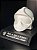 Capacete decorativo Branco/Preto - Imagem 3