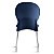 Cadeira Luna cromada azul - Imagem 4