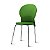 Cadeira Luna cromada verde - Imagem 2