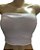 Top faixa cropped feminino tomara que caia sutiã com bojo. - Imagem 9