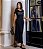 Vestido preto longo com brilho ROCK - Imagem 2