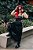 Saia preta longa de tule - Imagem 1