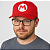 Boné vermelho bordado Super Mário - Imagem 3