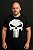 Camiseta preta estampa justiceiro - Imagem 1