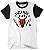 Camiseta Hell Fire branca unissex - Imagem 2