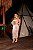 Vestido Midi Tubinho Rendado Branco com Forro Nude det. Alça Flexível - Imagem 5