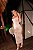 Vestido Midi Tubinho Rendado Branco com Forro Nude det. Alça Flexível - Imagem 1