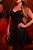 Vestido Curto de Couro Texturizado Preto - Imagem 2