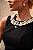 Vestido Midi Preto Modelagem Justa Det. Pérolas e Pedras - Imagem 4