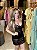 Vestido Curto Tule Rendado Preto com Det. Faixa Preta - Imagem 3