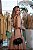 Vestido Mídi Nude Bordado - Imagem 3