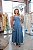 Vestido Midi Azul Claro Bordado - Imagem 2