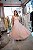 Vestido Midi em Crepe Rosa Candy Det. Botões Frontais - Imagem 3