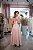 Vestido Midi em Crepe Rosa Candy Det. Botões Frontais - Imagem 2