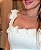 Vestido Mídi de Crepe Branco Aurora com Det. no busto - Imagem 2