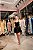 Vestido curto preto balonê em vinil gloss det. alça flexivel - Imagem 2