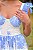 VESTIDO BELLE DE JOUR MIDI DE CAMBRAIA BORDADA OFF-WHITE E AZUL - Imagem 3