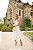 VESTIDO FLEUR BLANCHE MIDI DE LAISE RICHELIEU OFF-WHITE - Imagem 3