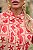 VESTIDO CORAL CURTO DE VISCOLINHO BORDADO BEGE E VERMELHO - Imagem 2