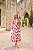 VESTIDO ROSALIA MIDI DE CAMBRAIA BORDADO OFF-WHITE E VERMELHO - Imagem 1
