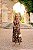 VESTIDO LE JARDIN MIDI BORDADO FLORAL PRETO - Imagem 1