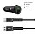 Kit Carregador Veicular Fast Charger + Cabo Dual Shock 1,2m - Tipo c - Micro USB - Lightning MFI - Gshield - Imagem 1