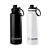 Garrafa Térmica com Suporte MagSafe, Aço Inoxidável, Bebidas Geladas por 24h e Quentes por 12h, Ideal para Treinos e Uso Diário - BRANCA / PRETA -  MagRing - Gshield - Imagem 1