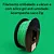 Filamento PLA Solido Verde 1,75mm 1kg Polyflow - Imagem 2