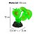ENFEITE DE SILICONE SOMA CORAL MUSHROOM LONG STEM VERDE - Imagem 1