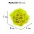 ENFEITE DE SILICONE SOMA CORAL ZOANTHUS AMARELO 04 - Imagem 1